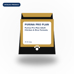 Purina Pro Plan Adult Chicken & Rice Formula – 35 lb