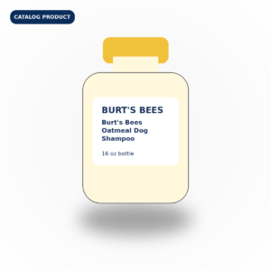 Burt's Bees Oatmeal Dog Shampoo – 16 oz